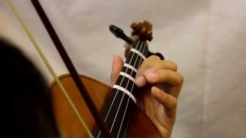 ABRSM Violin Exam Grade 5 scales and arpeggios - E minor arpeggios (separate bow)