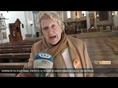 GIORNATE FAI D'AUTUNNO: ESPOSTO  IL TESORO DI SANTA MARIA IN COLLE  | 13/10/2022