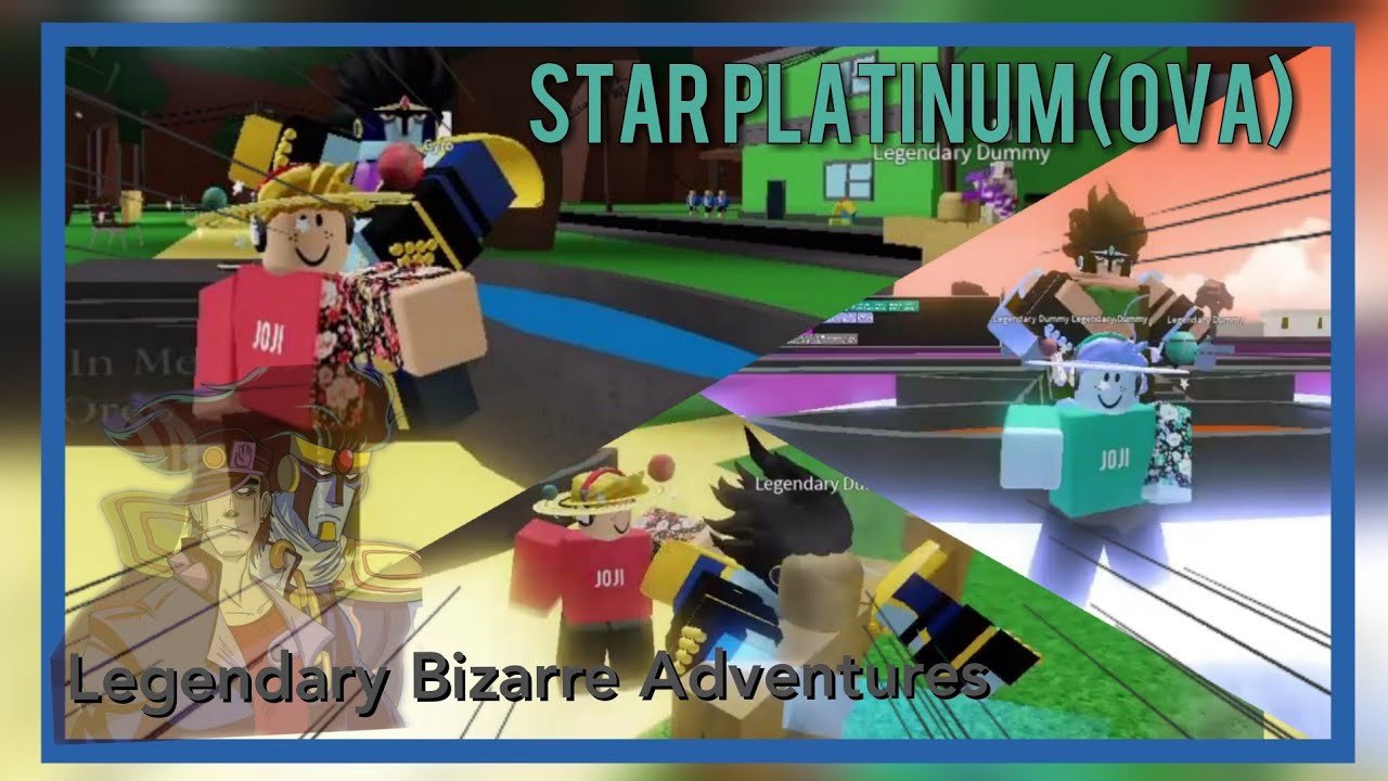 Star Platinum Ova 1993 Showcase Legendary Bizarre Adventures Youtube - your bizarre adventure roblox trello
