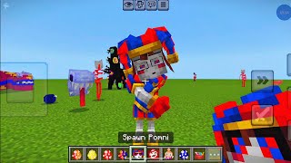 Amazing Digital Circus Add-on by @MeBesm Showcase in minecraft Bedrock