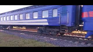 ПЕРЕВЫПУСК ВИДЕО. ЧС4-201 С ПОСАЖИРСКИМ ПОЕЗДОМ №135/25 СООБЩЕНИЯМ ЧЕРНОВЦЫ РАХІВ ОДЕССА 