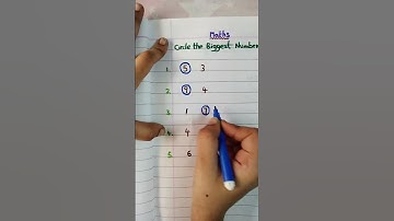 Circle the biggest number #shorts #short #ytshorts #youtubeshorts #trending #trendingshorts