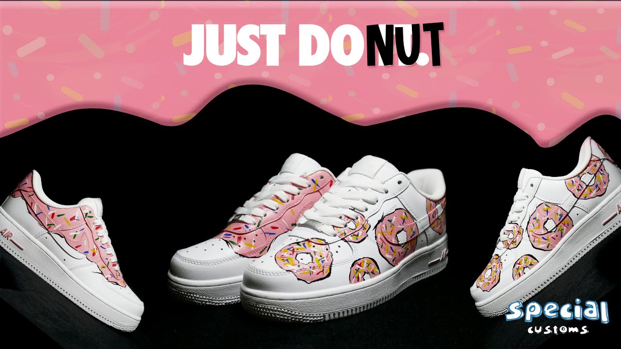 donut custom air force 1