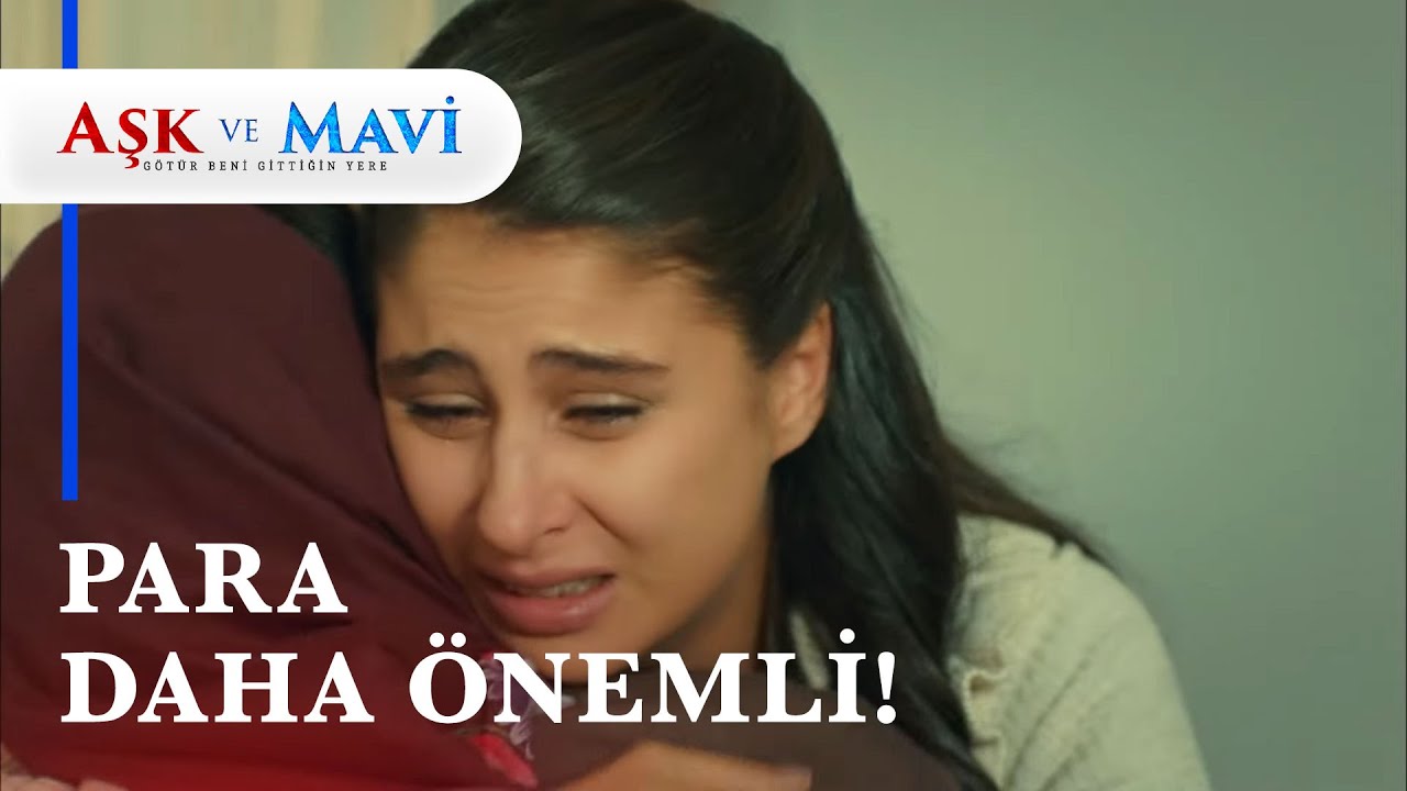 Pembe, annesinden ağlayarak vedalaşıp KONAĞI seçti! - Aşk ve Mavi 45. Bölüm