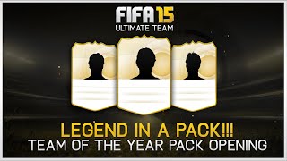 FIFA 15 TOTY Pack Opening - LEGEND IN A PACK!!