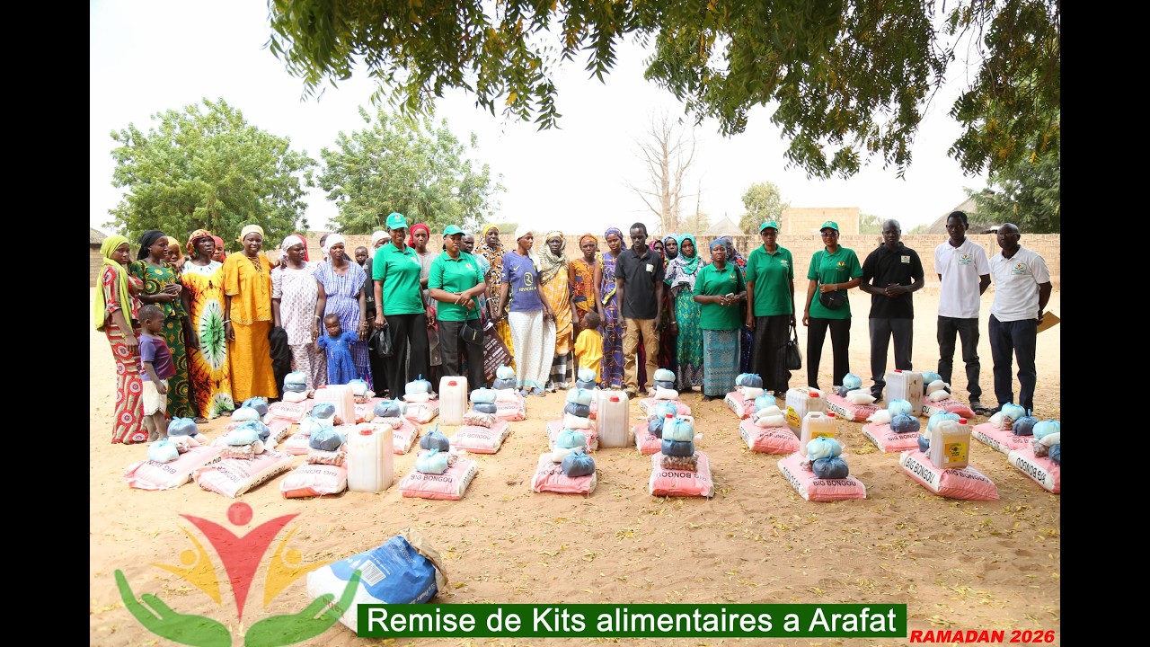 Remise de kits alimentaires à Arafat par la  Fondation Humanitaire du Djoloff