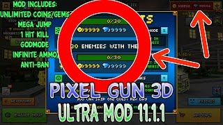 Pixel Gun 3D 11.1.1 Ultra Mod Android Online Working 2016 (GodMode, Unlimited Gems/Coins Ammo) Pixel Gun 3D 11.1.1 Ultra Mod Android Online Working 2016 (GodMode, Unlimited Gems/Coins Ammo)