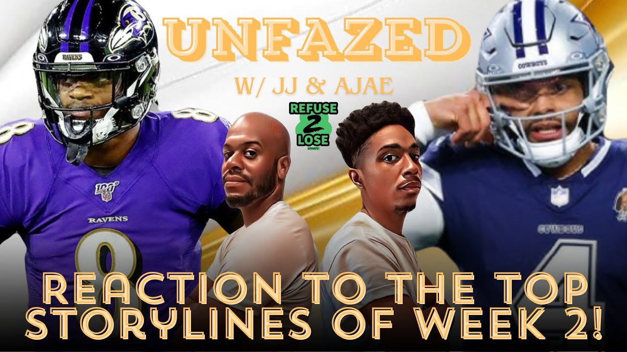 Reaction to the top storylines of NFL week 2! - YouTube