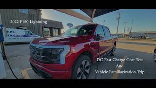 2022 Ford Lightning DC Fast Charging Time, and $$/Mile Spent