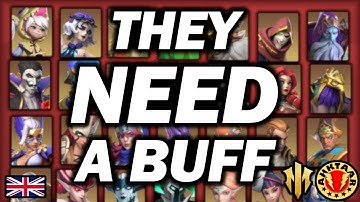Many heroes needs a buff - I give my opinion [Infinite Magicraid]