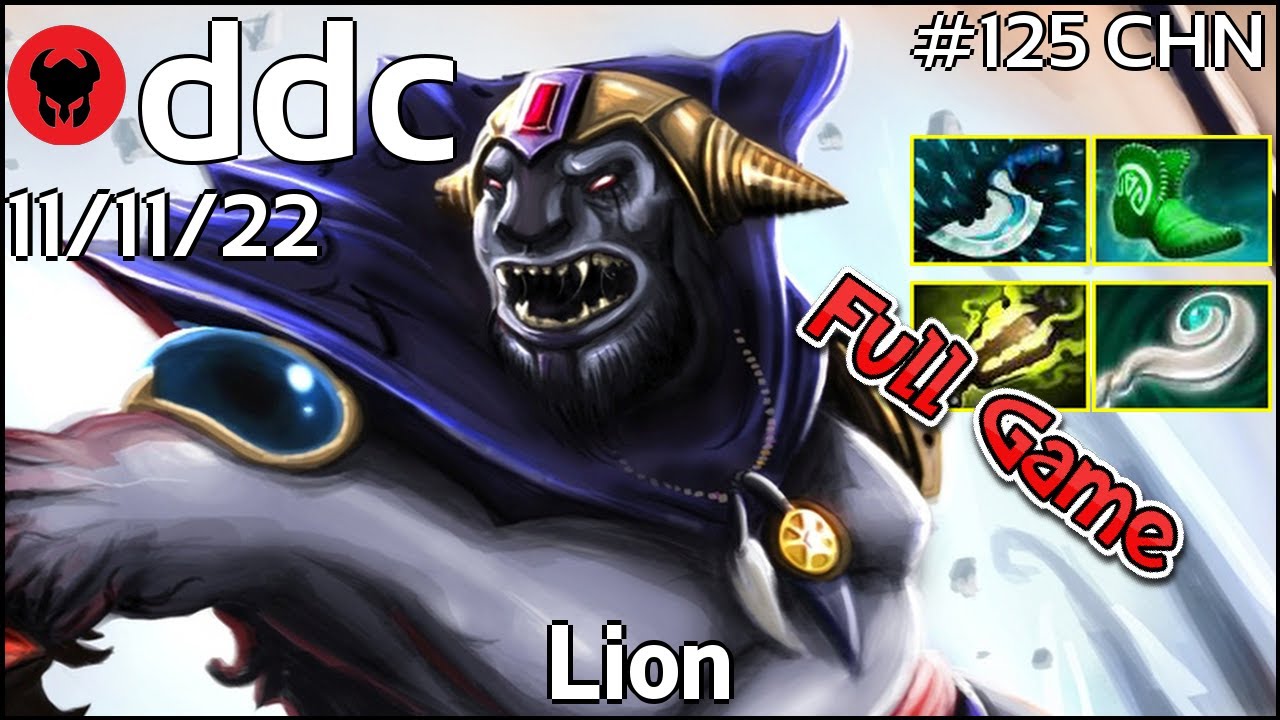 Support ddc [TR] plays Lion!!! Dota 2 Full Game 7.20