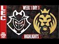 G2 vs MAD Highlights | LEC Spring 2021 W1D1 | G2 Esports vs MAD Lions