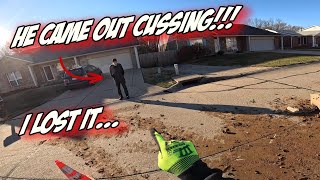 NEW Driveway | The Neighbor Was MAD!!!