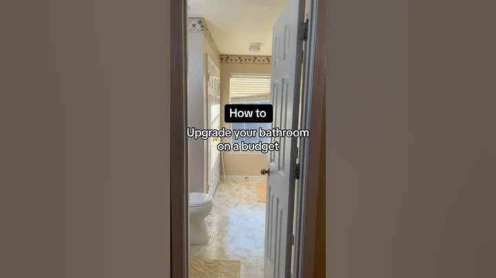 How to upgrade your bathroom on a budget #diyprojects #diyhomeimprovement