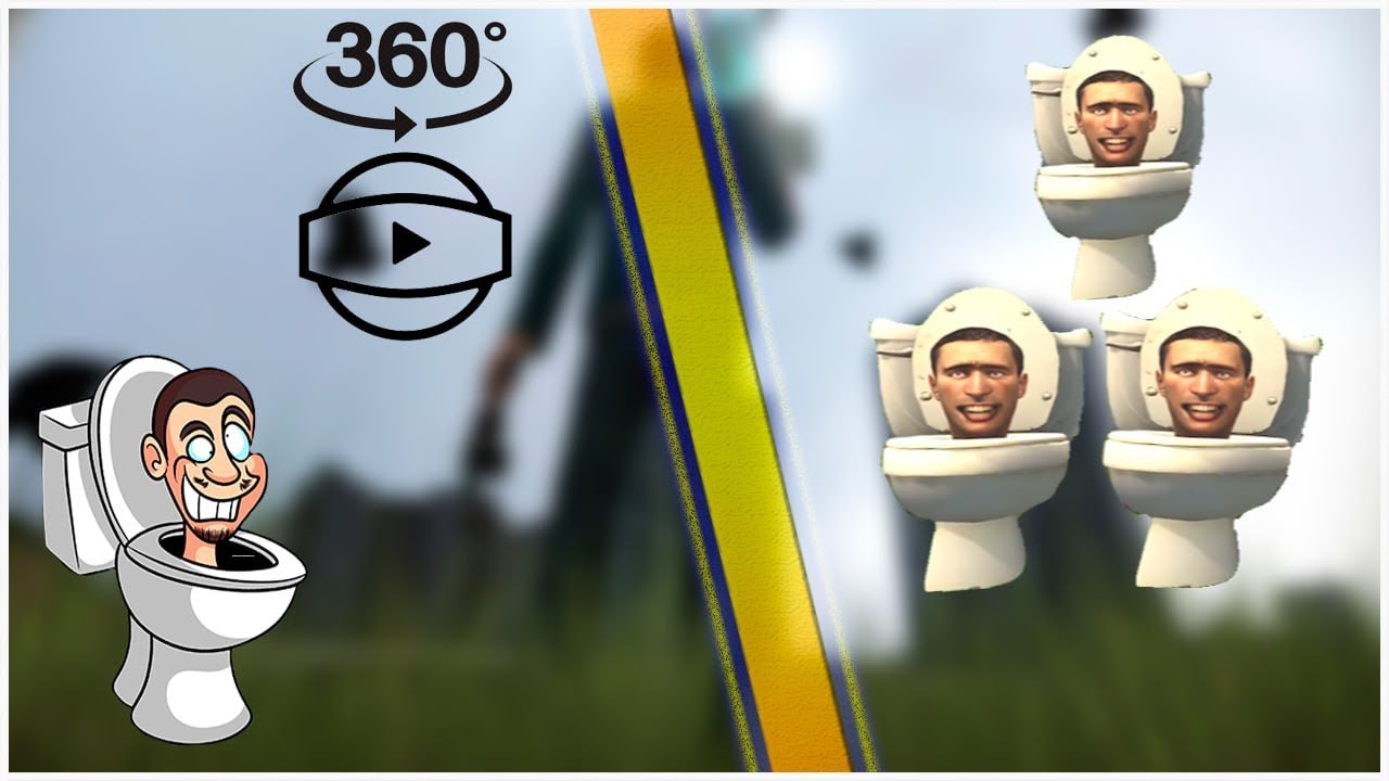 Skibidi Toilet Finding Challenge 360º Vr Youtube