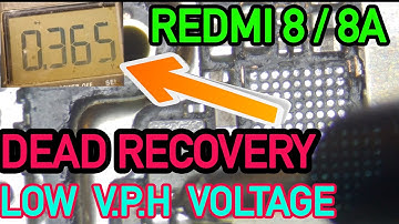 (हिंदी मैं)|| REDMI 8 || 8A || 8A DUAL DEAD RECOVERY || LOW VPH VOLTAGE
