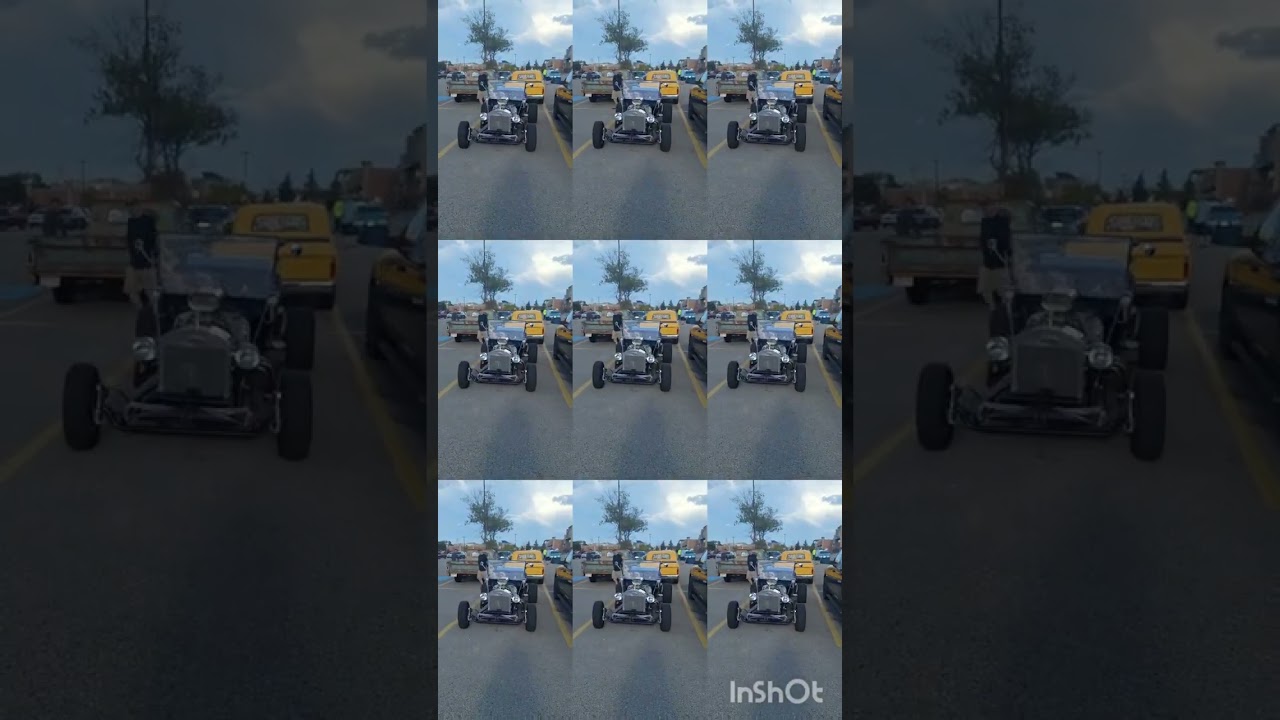 Vintage car show in Sherwood Park, Alberta, Canada 