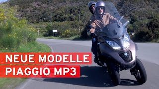 Neue Modelle bei Piaggio MP3