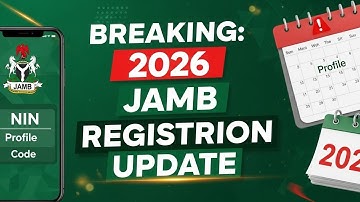 BREAKING: JAMB 2026 Registration Update #jamb2026 