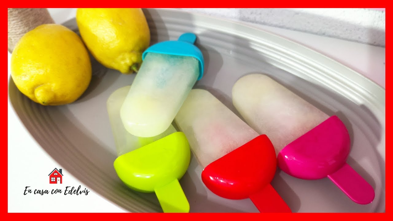 Polos hielo limón🍋 Sin - YouTube