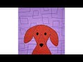 How to Assemble the Dachshund Applique Block