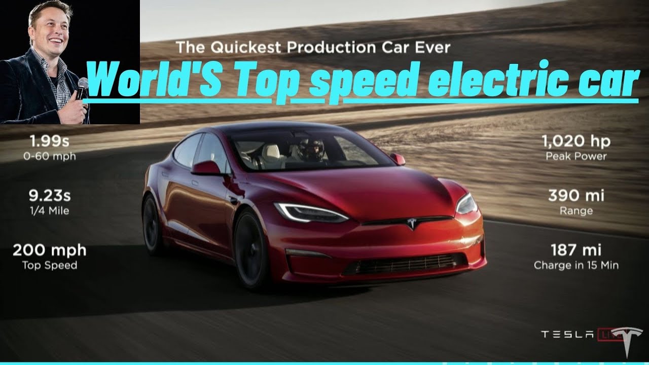 WORLD'S Top Speed Electric Car 300km/hr. Fact Elon Musk YouTube