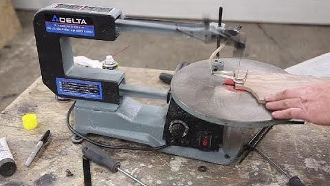 Maintenance on a Delta 16" variable speed Scroll Saw