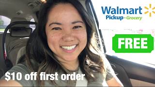 Walmart Grocery Pick Up / How it works / $10 off first order