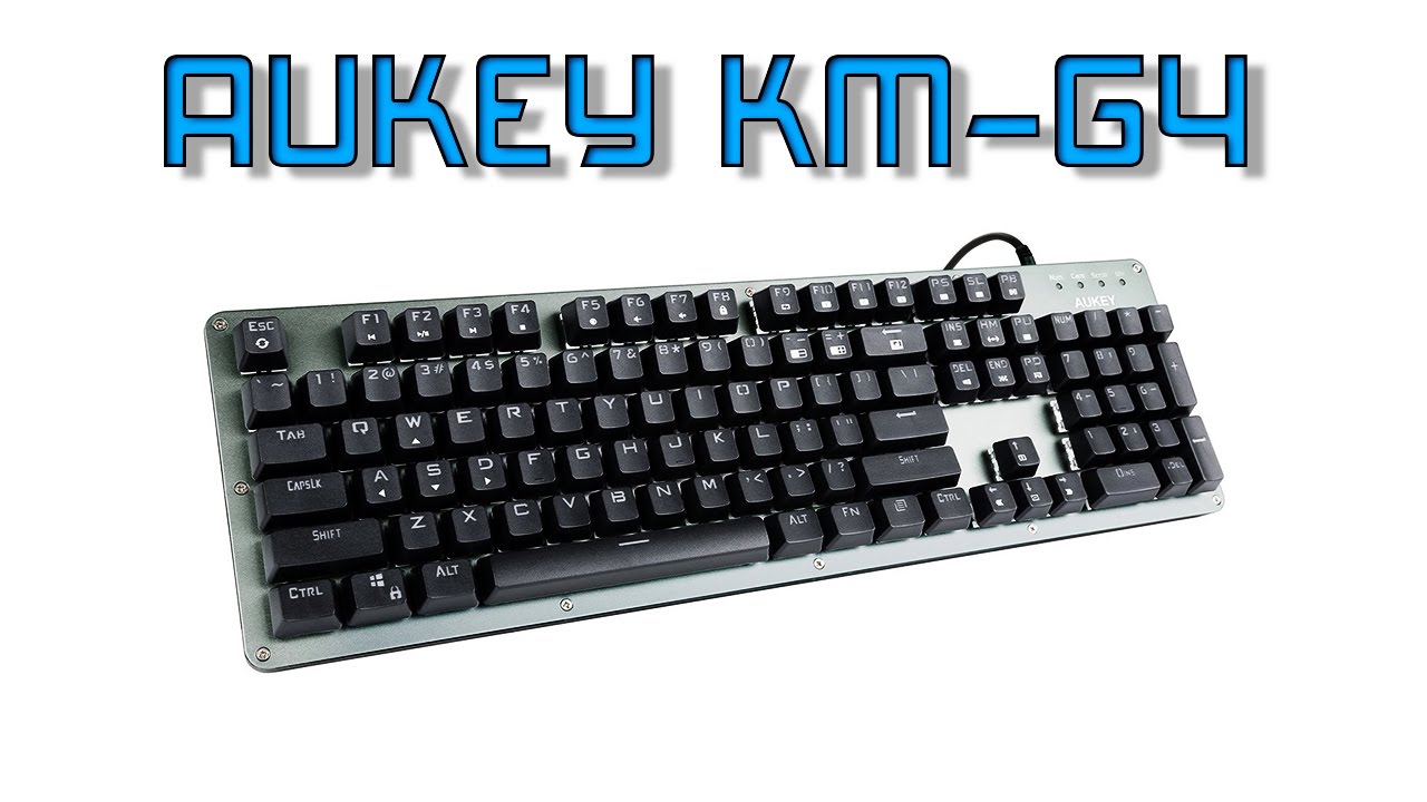 AUKEY KM-G4 RGB Mechanical Keyboard Unboxing and Quick Look