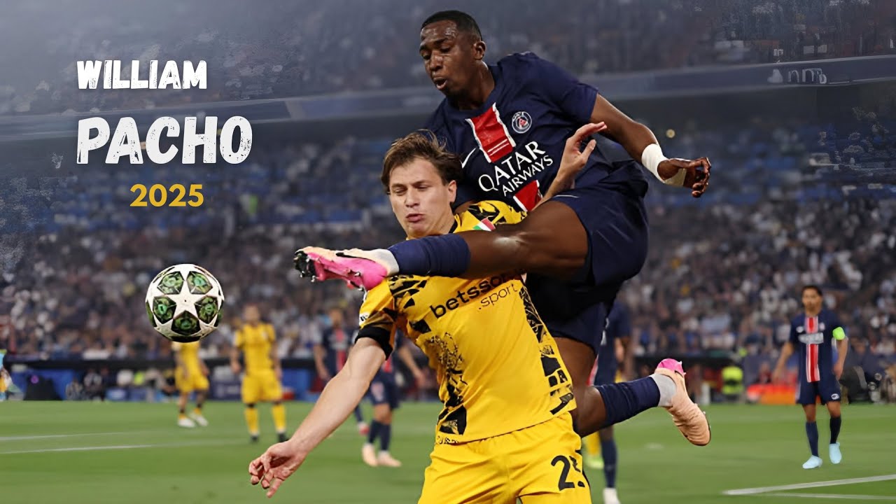 Willian Pacho - Defensive Skills, Tackles - Mejores jugadas 2025