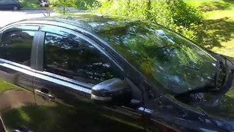 Well Visor Brand Window Shades on 2015 Evo X