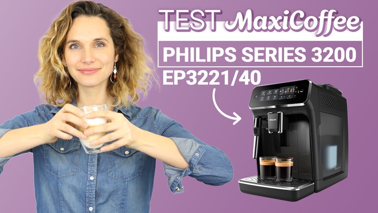 Machine espresso à café en grains avec broyeur Philips série 3200 -  Cafetières, filtres