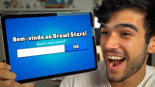 CRIEI UMA NOVA CONTA NO BRAWL STARS DEPOIS DE 3 ANOS!