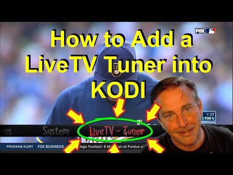 LIVE TV tuner added to KODI - It is easier than you think