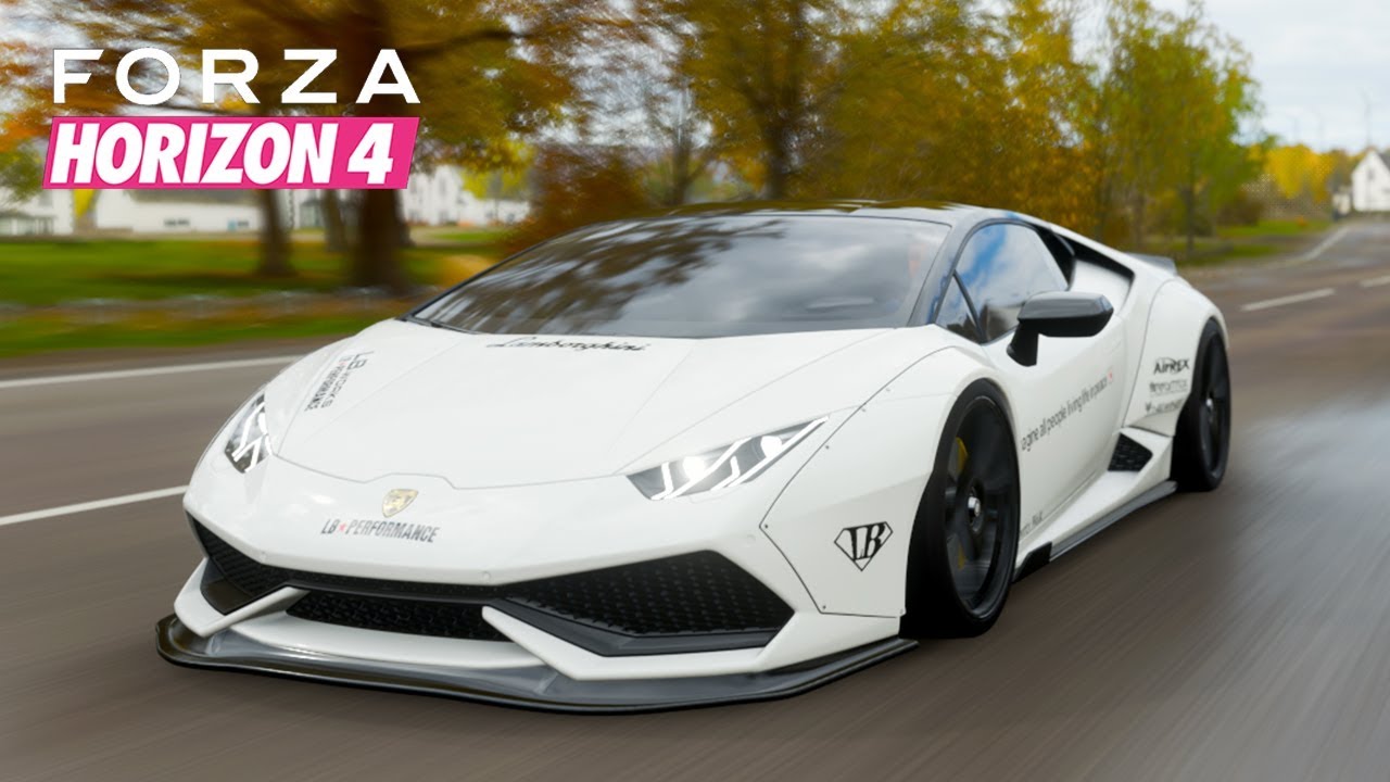 Forza Horizon 4 Lamborghini Huracan Liberty Walk Gameplay Realistic Driving