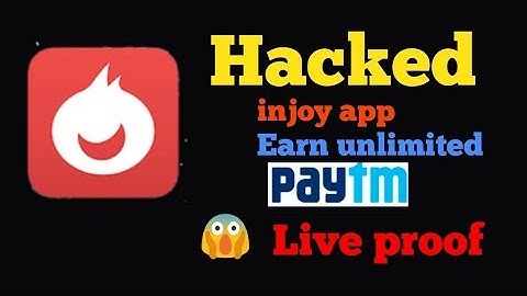 Injoy app Hack in 2 minute  (paytm cash) || #enjoy application unlimited trick ( loot lo )😱😱😱🤑🤑