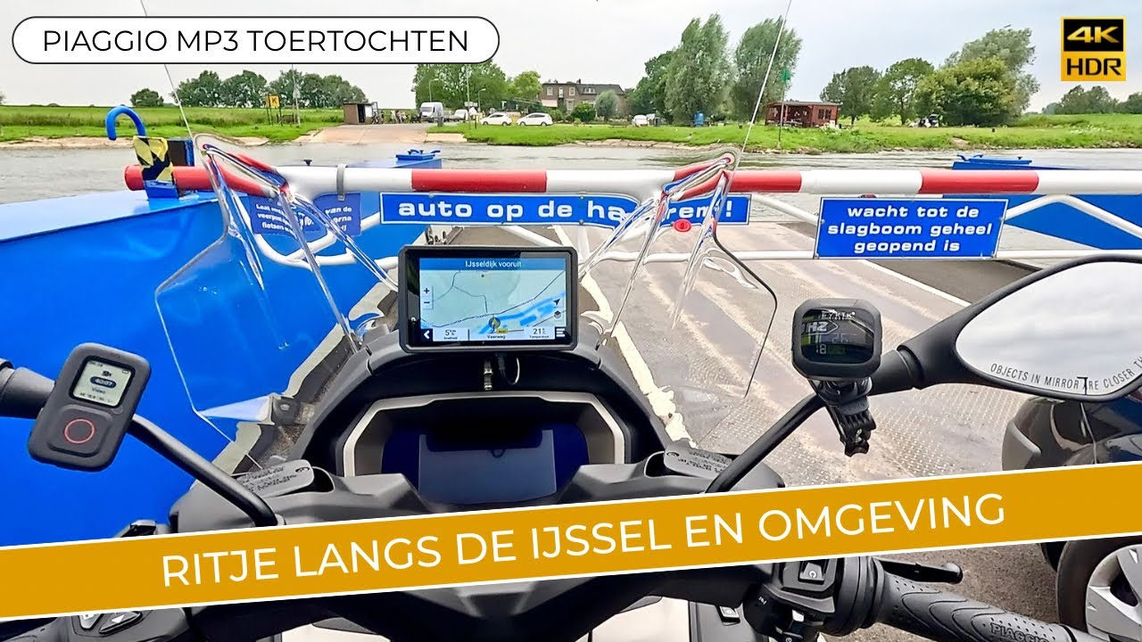 Piaggio 530 Ritje langs de IJssel en omgeving