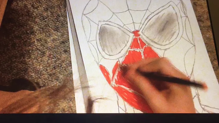 Spider man drawing
