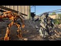 Transformers stop motion preview | insulator ground bridge .