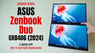 ASUS Zenbook Duo UX8406 (2024): Laptop with 2 OLED touchscreens