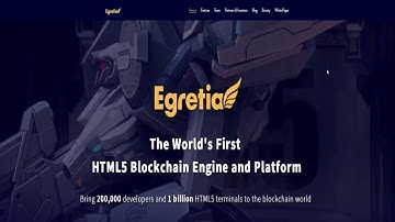 Egretia - A decentralized HTML5 game distribution platform