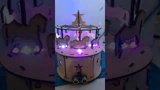 Carrusel Interactivo 🎠⚡ Con Sensor de Movimiento | Luces, sonido y giro automático