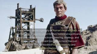 The Ingenious Roman Siege Engines