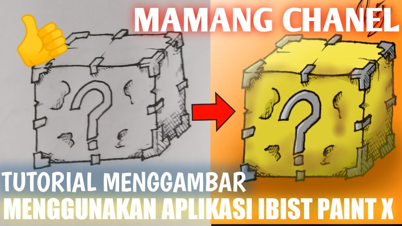 tutorial menggambar  di Ibis paint  dengan mudah tanpa 