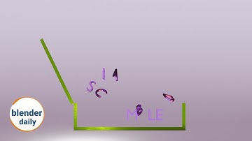 Scrambled text: Spline tricks | Blender Geonodes Daily, tip 94