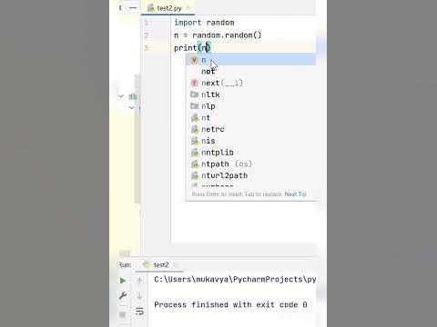 Python code to print random number - YouTube