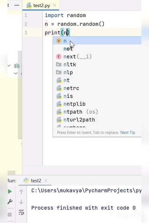 Python code to print random number - YouTube
