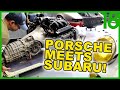 Porsche Engine Swap | 400 HP Subaru EZ30 Twin Turbo into Vintage Porsche 911 | Blasphemy Build 18