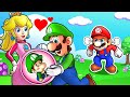 What made mario angry  luigis love story with peach  sad story  super mario bros animation