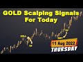 🏆Gold Scalping Signals for Thursday 11 August